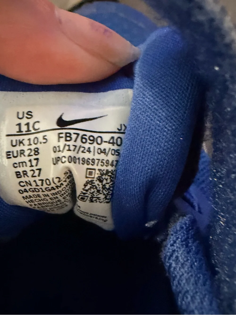 adidas Kids Royal Blue Velcro Athletic Sneakers
